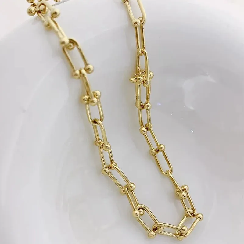 18k Yellow Gold Vintage Chain Bracelet