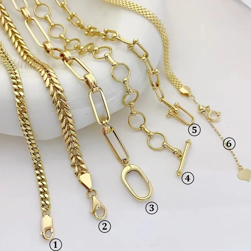 18k Yellow Gold Vintage Chain Bracelet
