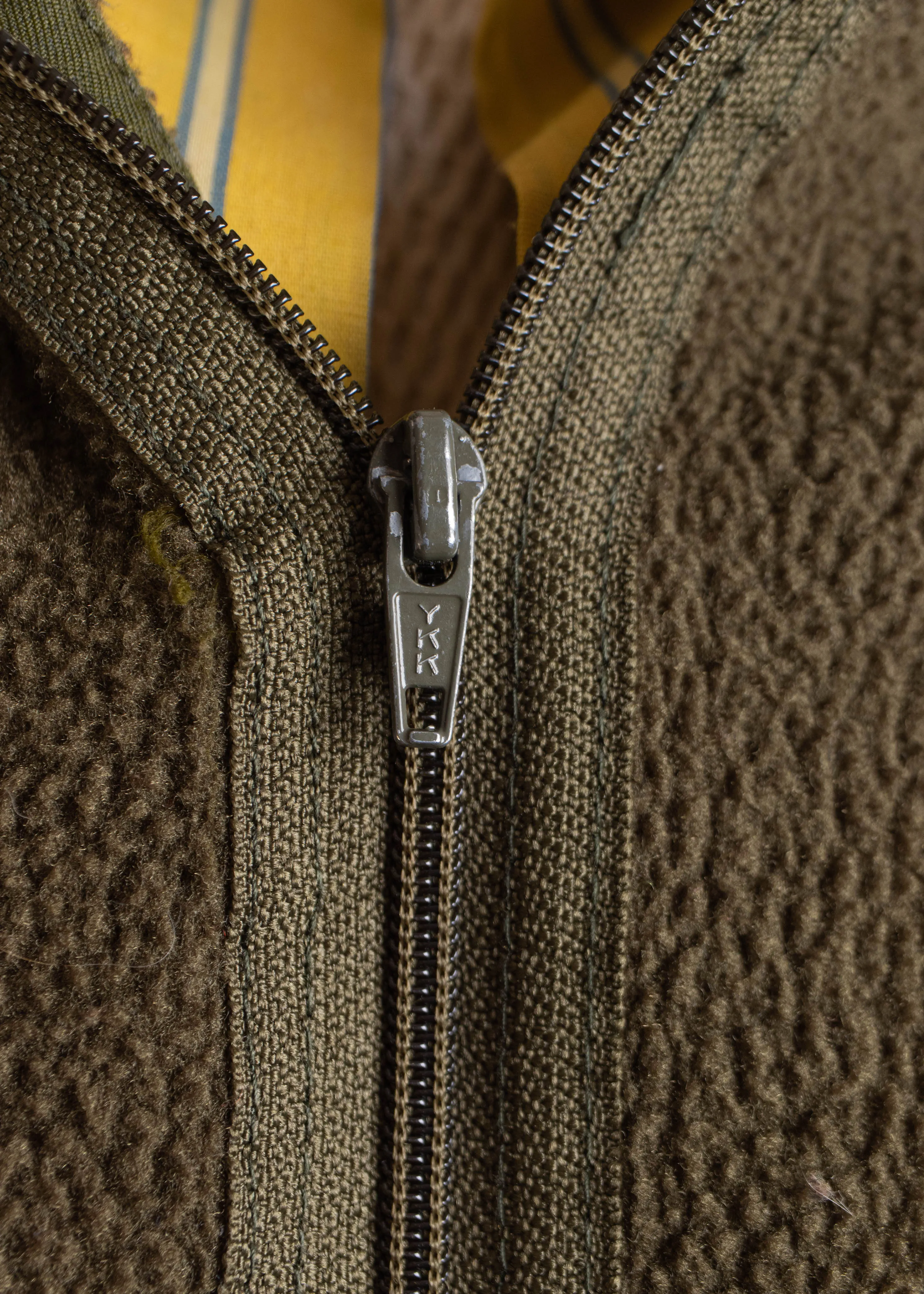 1990s Military Combat Polar Fleece Zip Up Tack Jacket Size S/M