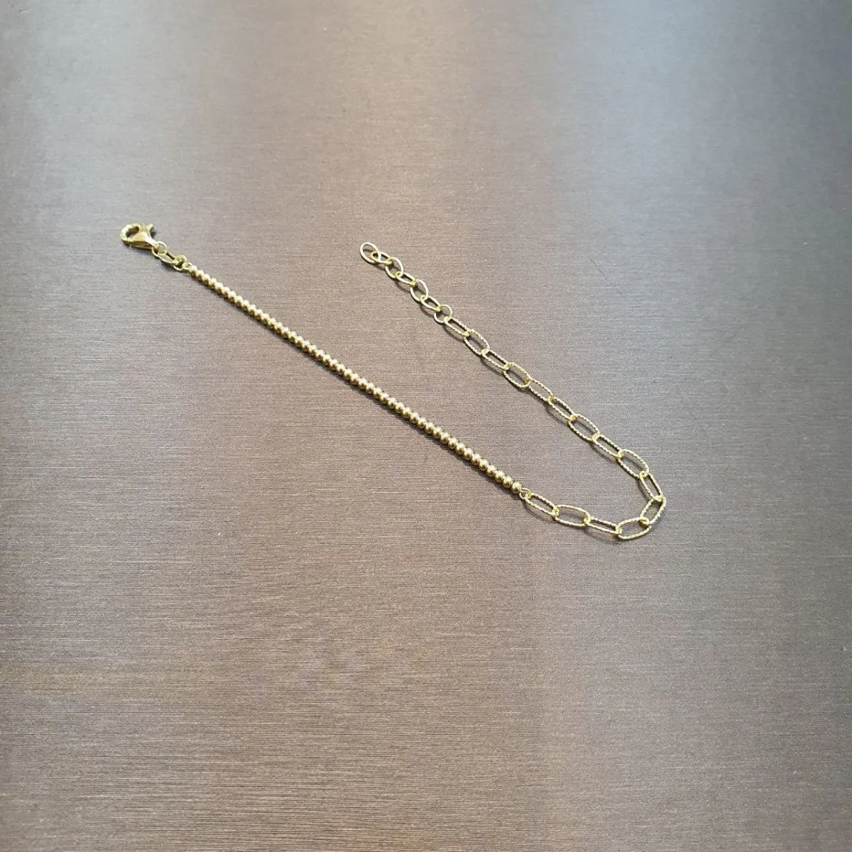 22k / 916 Gold Linked Harmony Duo Bracelet by Best Gold Shop