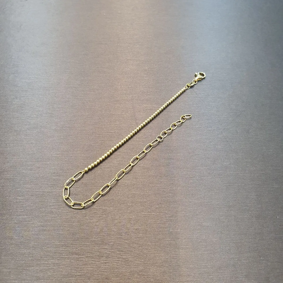22k / 916 Gold Linked Harmony Duo Bracelet by Best Gold Shop