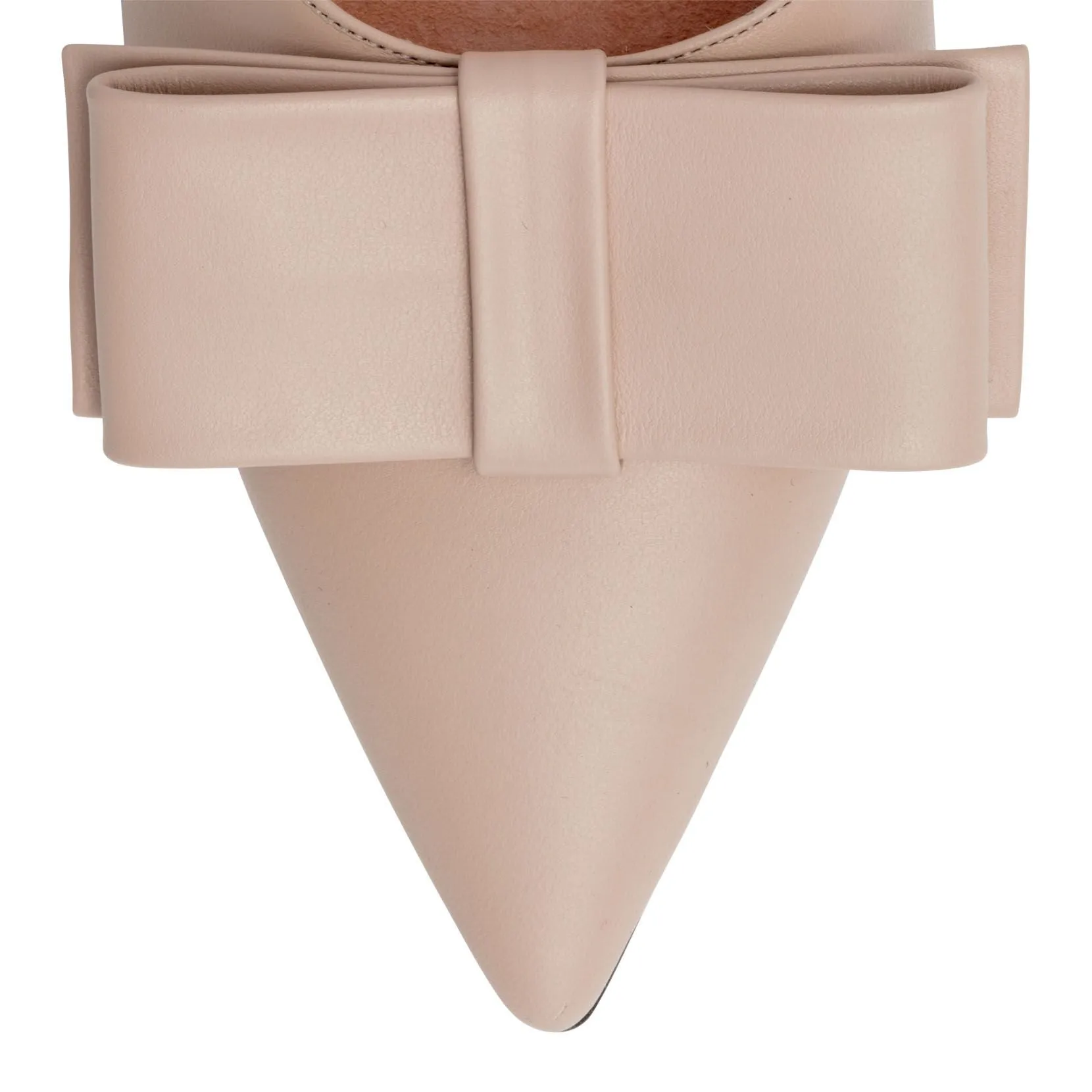 Beige 10 mule flats