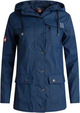 CANADA WEATHER GEAR Womens Rain Jacket - Weather Resistant Lightweight Trench Coat with Adjustable Hood (Sizes: S-XXL)