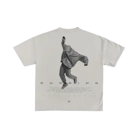 Cement "RUNNING" T-Shirt