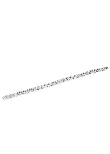 Cheap Platinum Plated Double Layered Tennis Bracelet