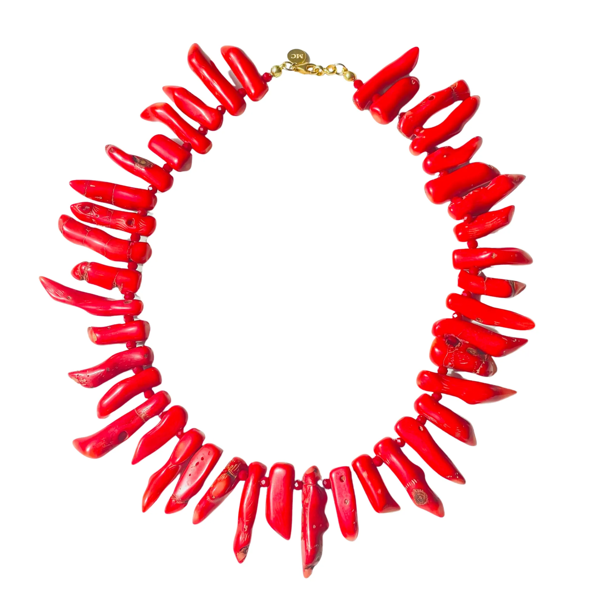 Chunky Coral Statement Necklace
