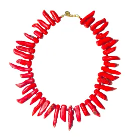 Chunky Coral Statement Necklace