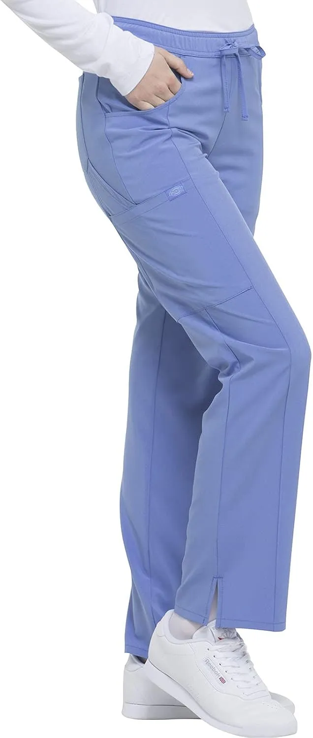 Dickies EDS Essentials Scrubs for Women, Drawstring Cargo Scrub Pants with Four-Way Stretch and Moisture Wicking DK010