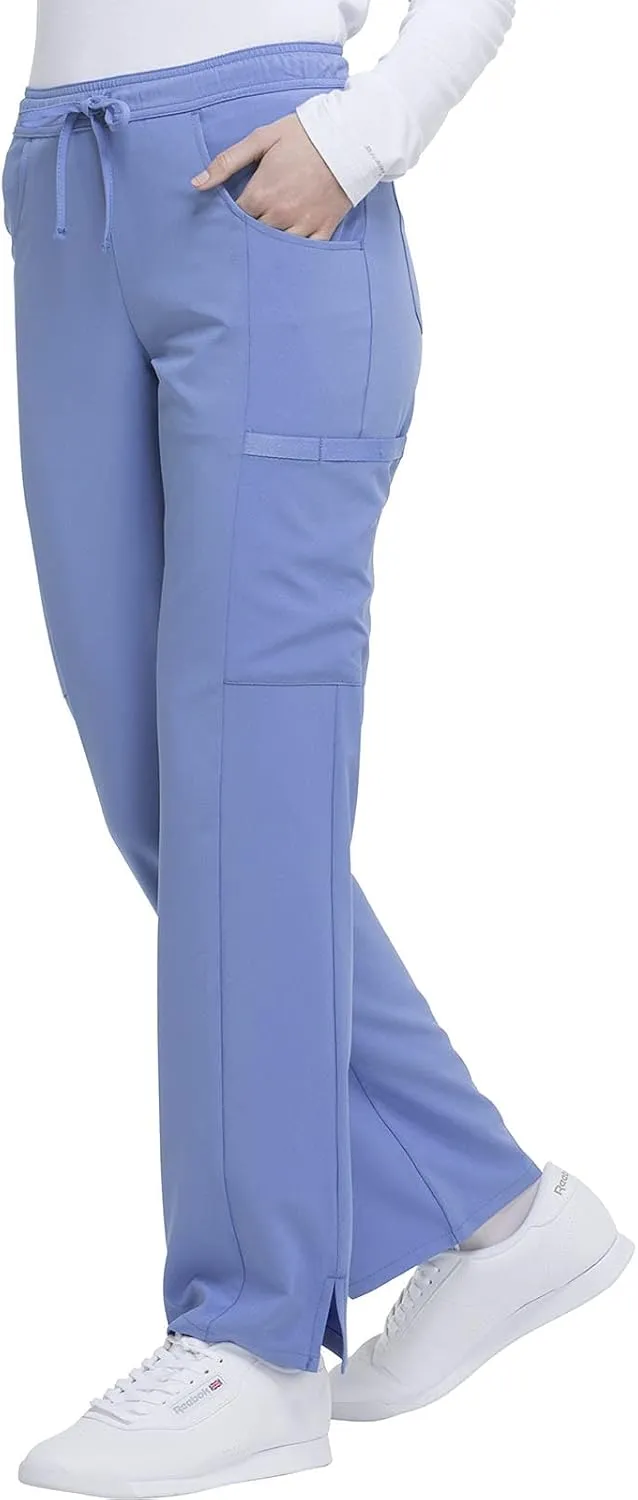 Dickies EDS Essentials Scrubs for Women, Drawstring Cargo Scrub Pants with Four-Way Stretch and Moisture Wicking DK010