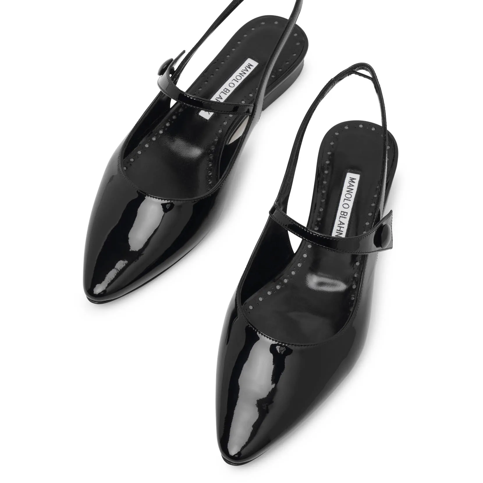 Didionflat black patent flats