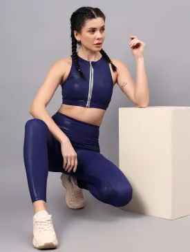 Fitkin women blue shine on tracksuit