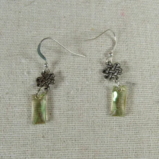 Gold Crystal Drop Earrings