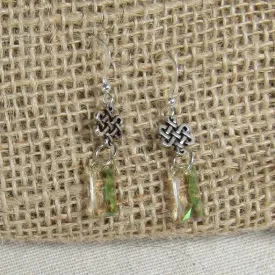 Gold Crystal Drop Earrings