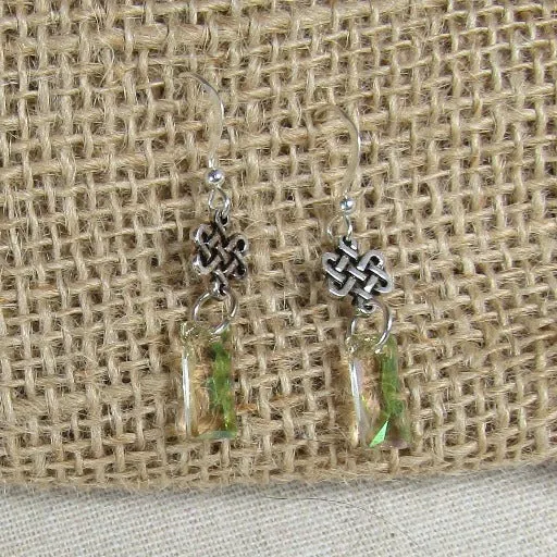 Gold Crystal Drop Earrings