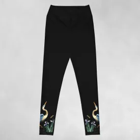 Great Blue Heron Yoga Leggings