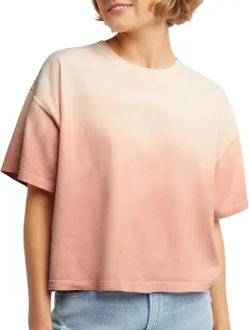 Hanes Women's Originals Cropped T-Shirt, 100% Cotton Tees For Women, Garment Washed