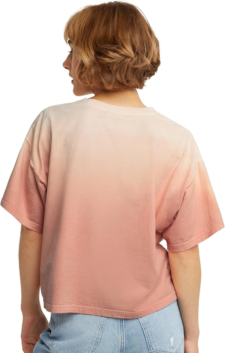 Hanes Women's Originals Cropped T-Shirt, 100% Cotton Tees For Women, Garment Washed