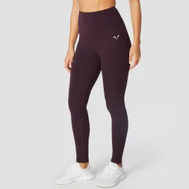 Hera High-Waisted Leggings - Burgundy