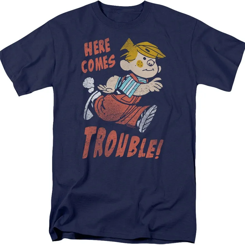 Here Comes Trouble Dennis the Menace T-Shirt