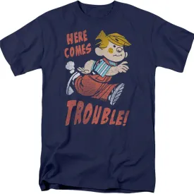 Here Comes Trouble Dennis the Menace T-Shirt