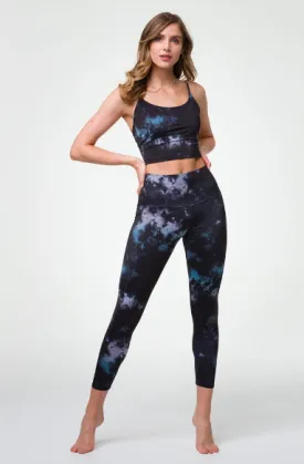 High Rise Midi Legging - Night Swim