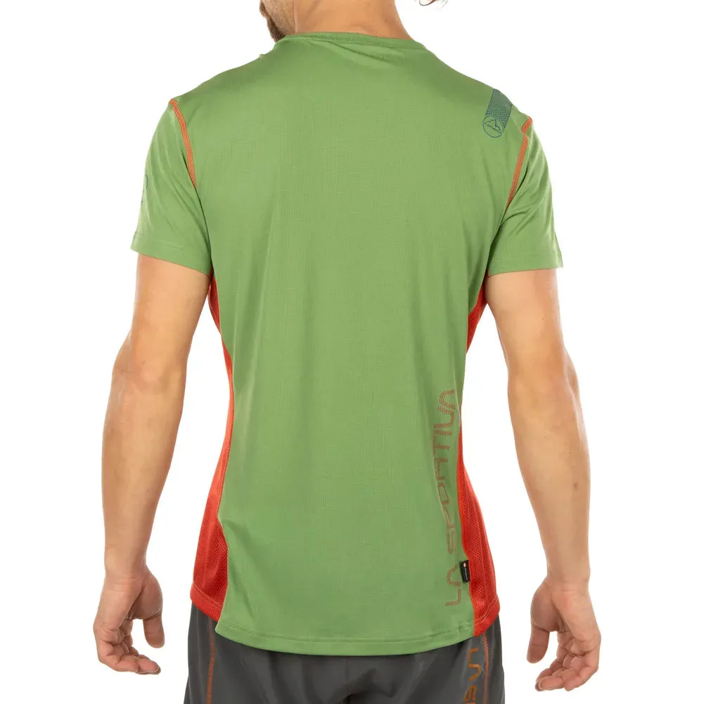LA SPORTIVA SYNTH T-SHIRT MAN Colore Kale/Saffron