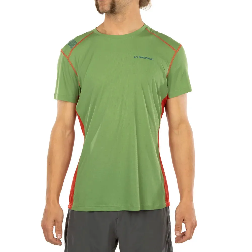 LA SPORTIVA SYNTH T-SHIRT MAN Colore Kale/Saffron