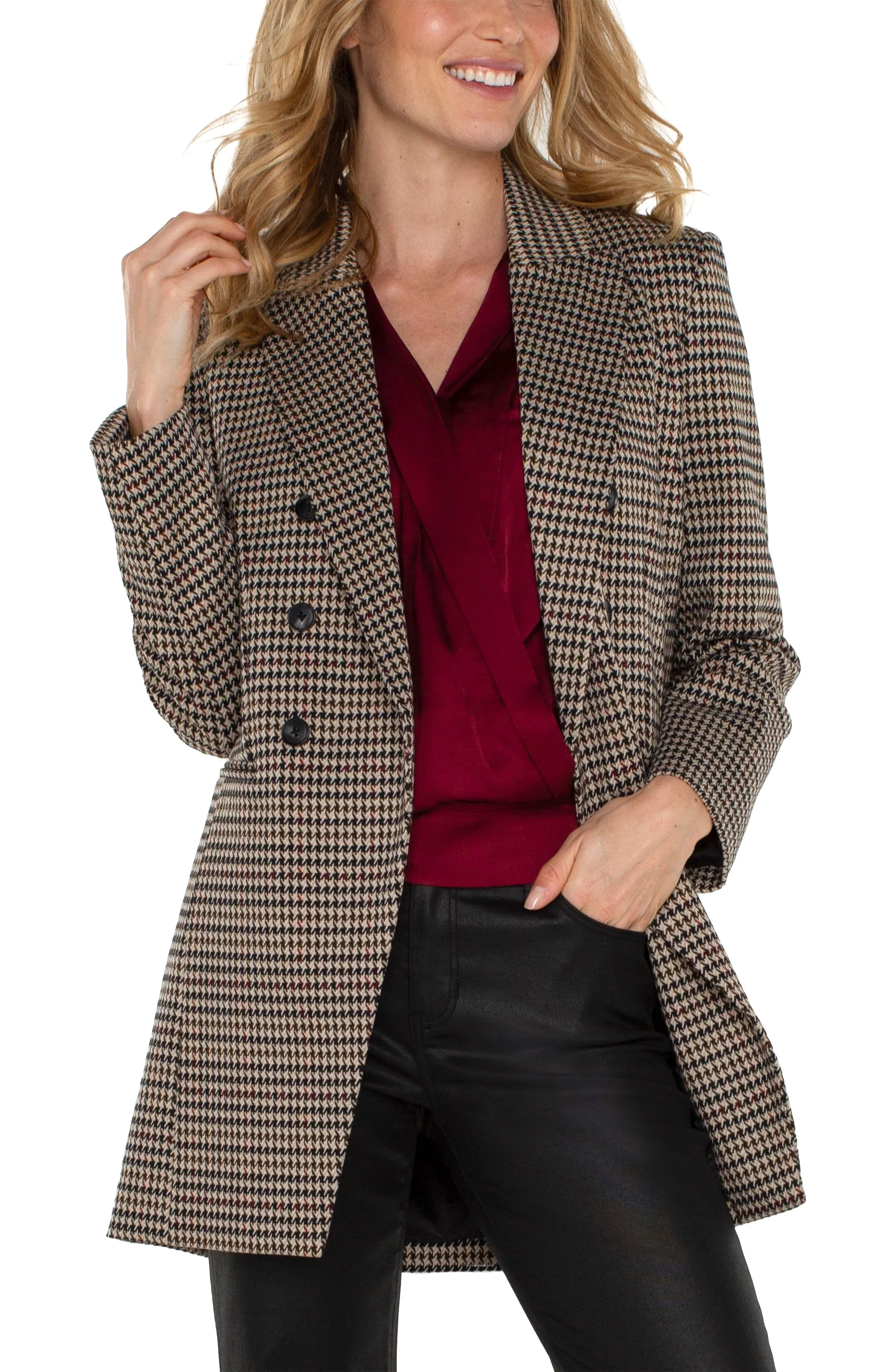 Liverpool - Double Breasted Longline Blazer