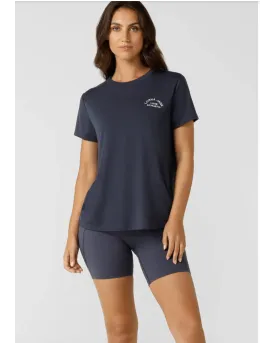Lorna Jane Lotus T Shirt - Ash Blue