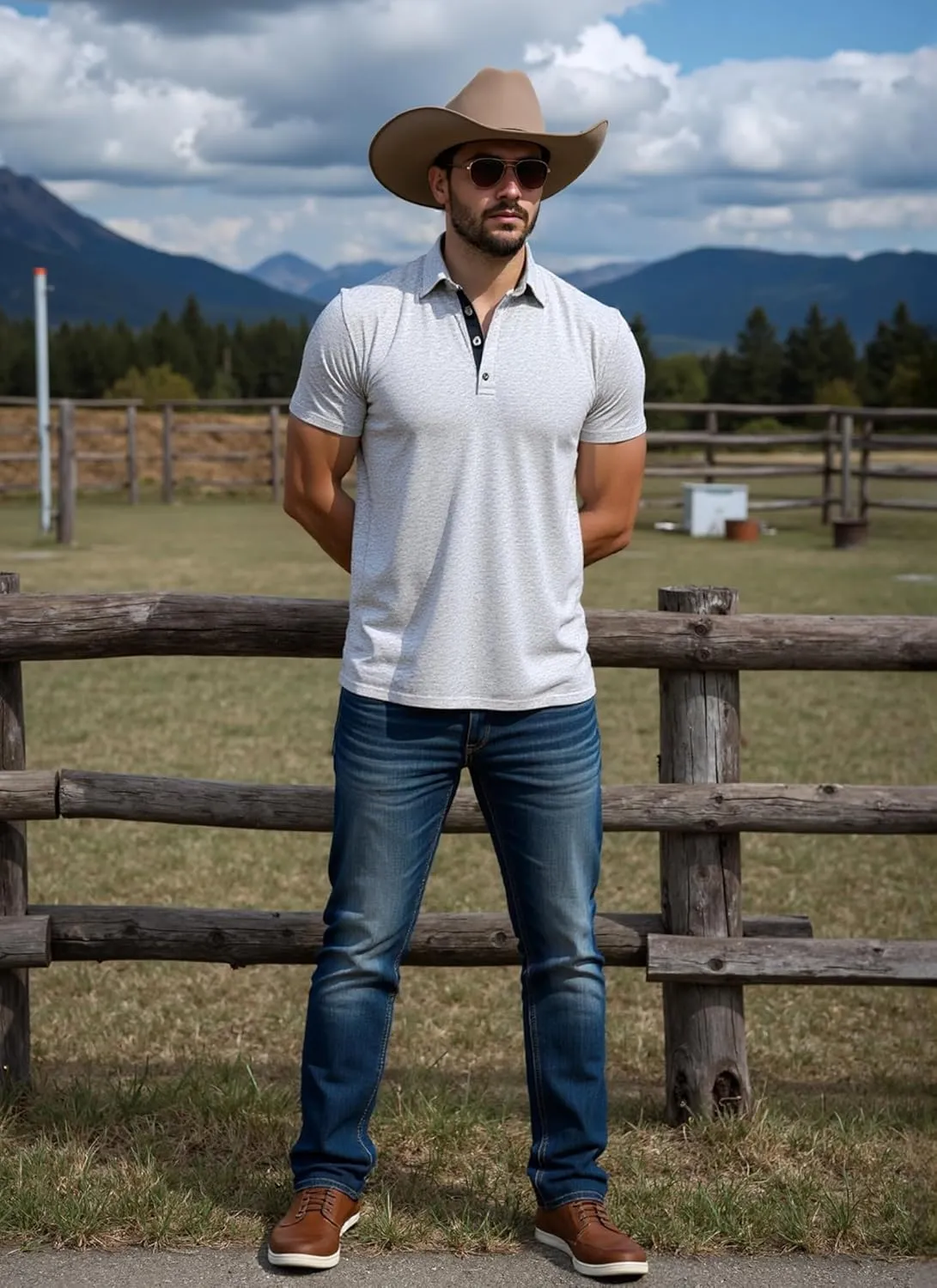 Mens Polo Golf Shirts Casual Short Sleeve Button Up Collared T-Shirt Fashion Work Business Tee Tops