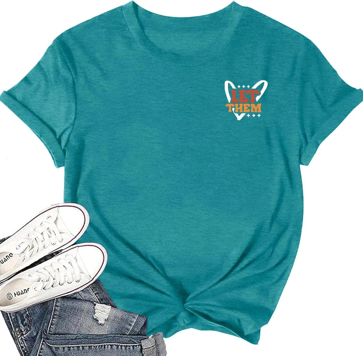 Mental Health Shirt for Women Let Them Misunderstand You Tshirt Cute Heart Motivational Graphic Tee Inspirational Gift
