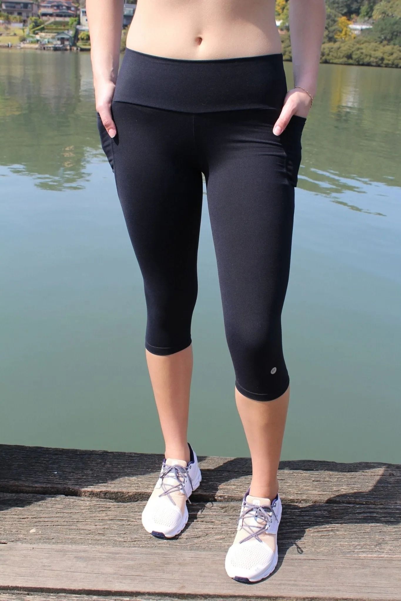 Mid Waist 5/8 - Black