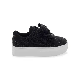 Mini Laney Bow Sneaker - Big Kid Black/White