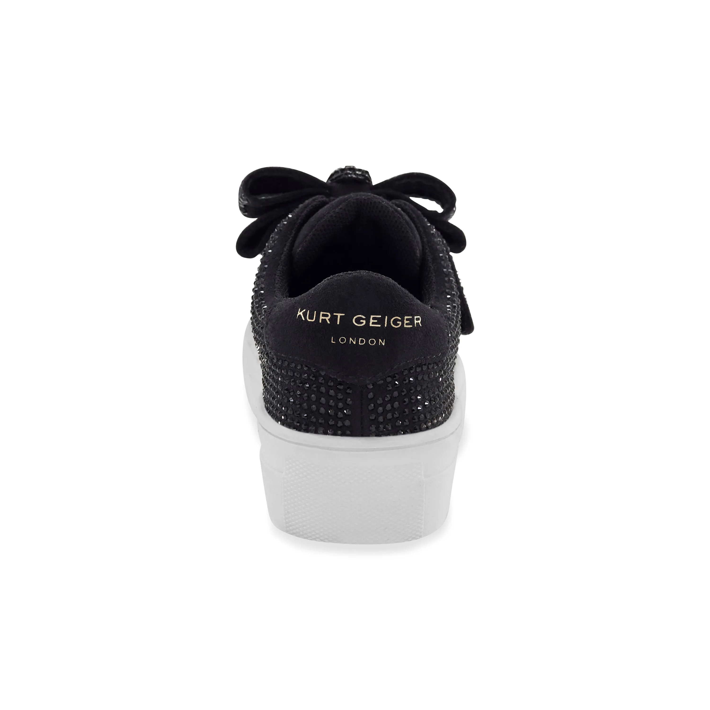 Mini Laney Bow Sneaker - Big Kid Black/White