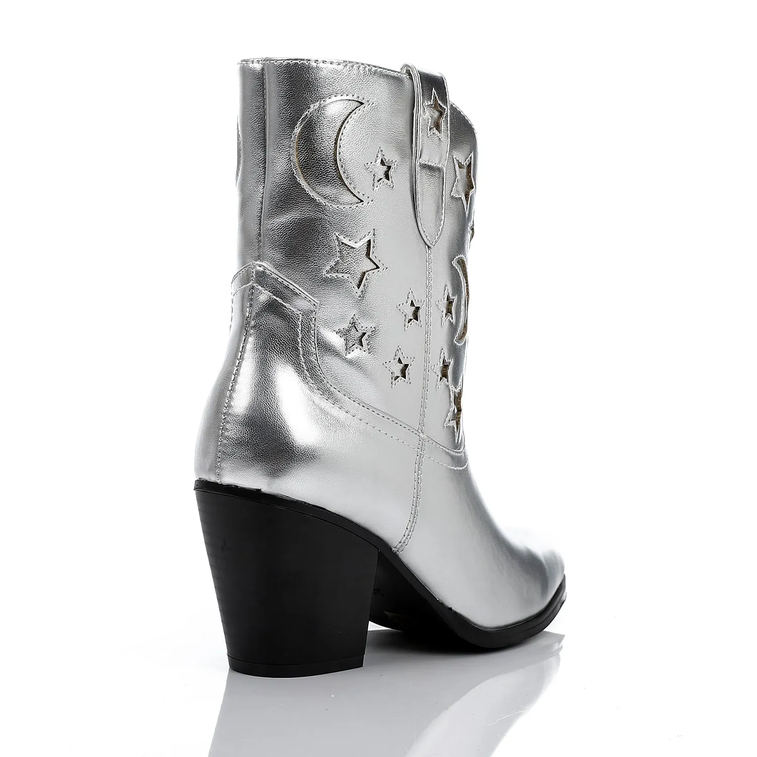 PRD-DVTF-007  Crescents & Stars Half Boot