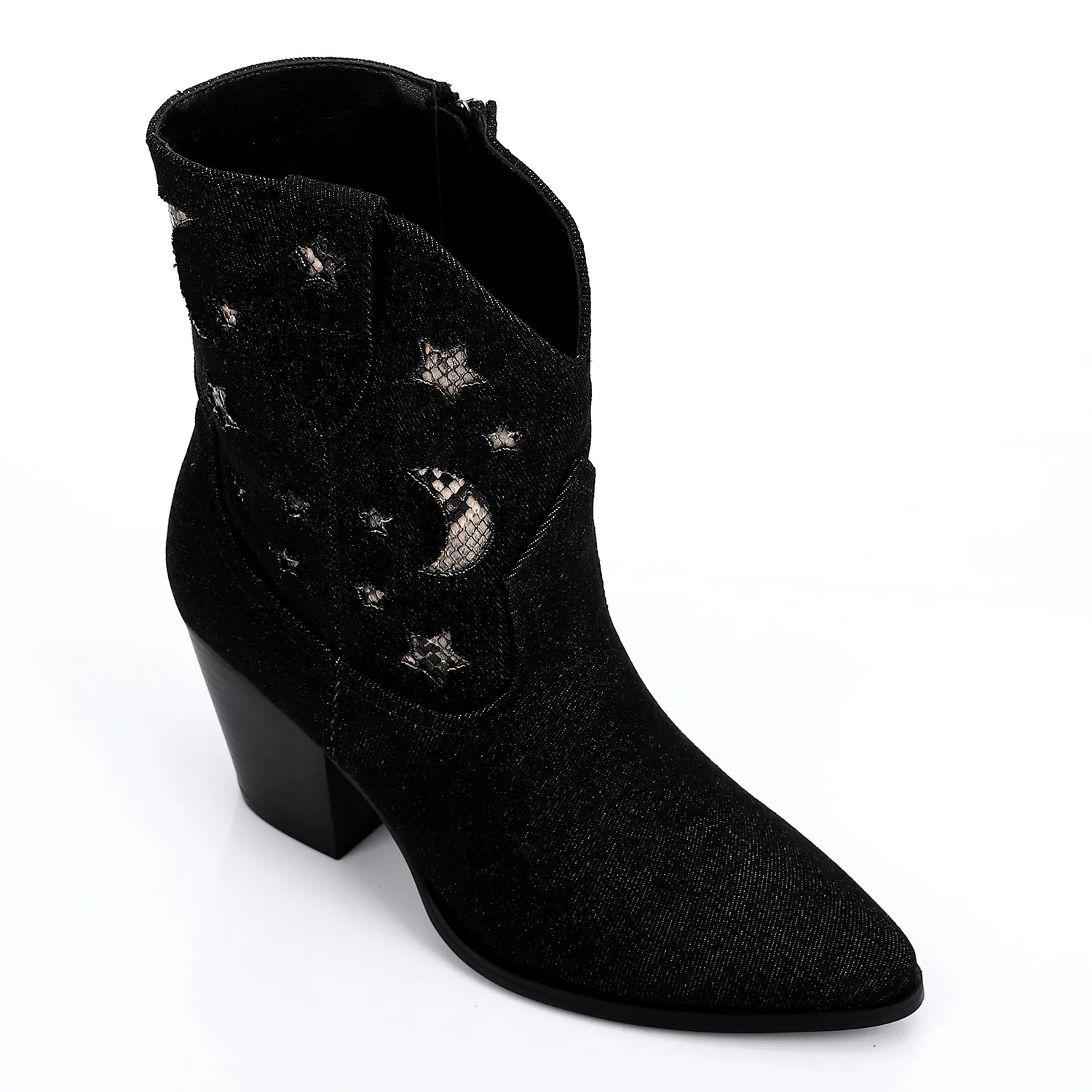 PRD-DVTF-007  Crescents & Stars Half Boot