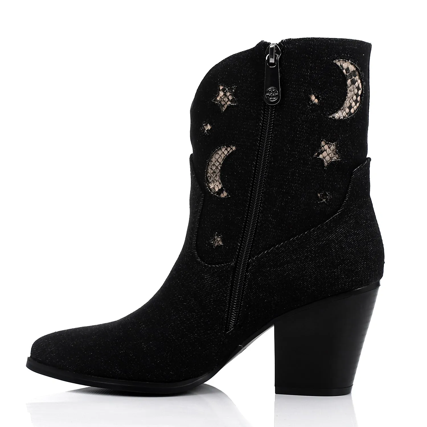 PRD-DVTF-007  Crescents & Stars Half Boot