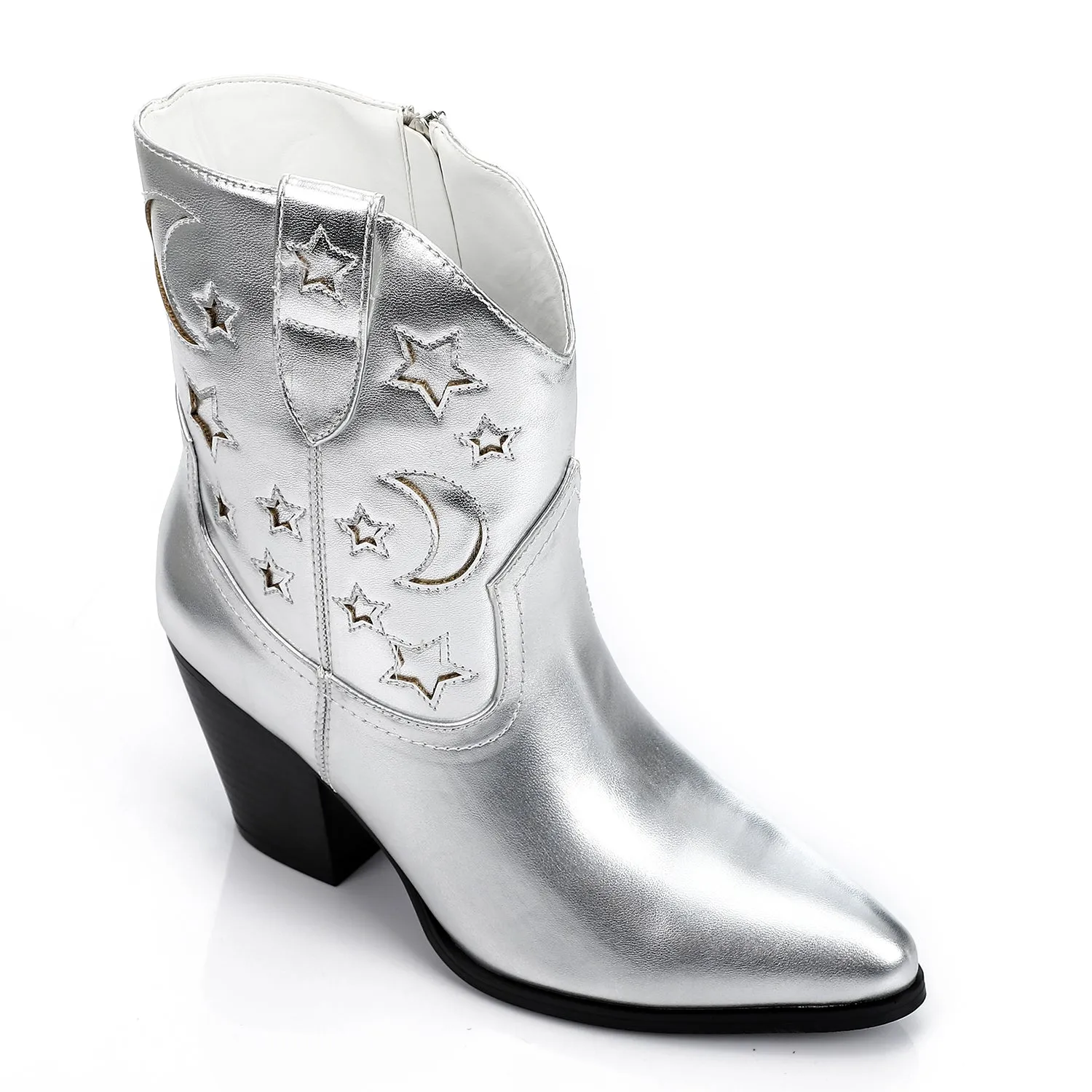PRD-DVTF-007  Crescents & Stars Half Boot