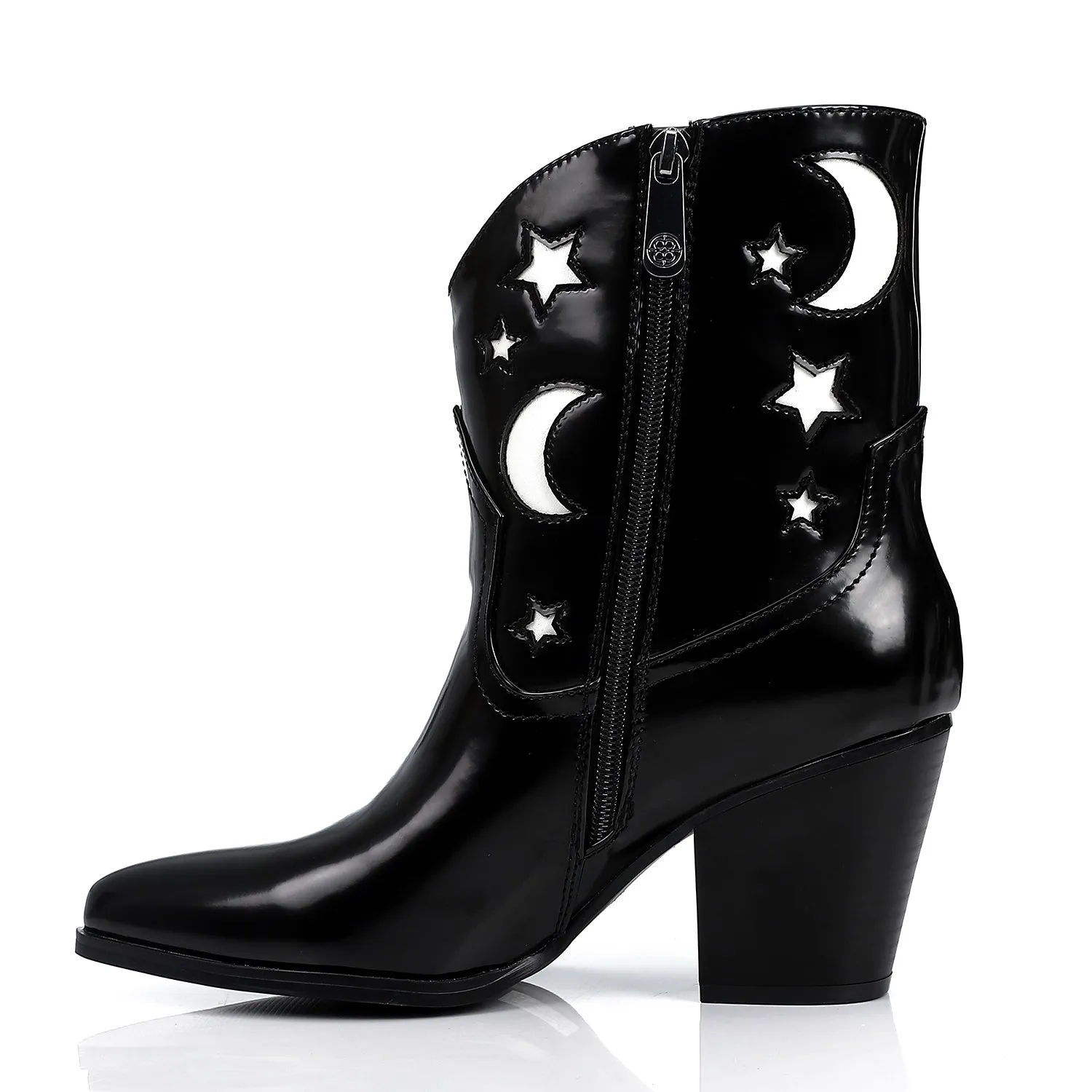 PRD-DVTF-007  Crescents & Stars Half Boot