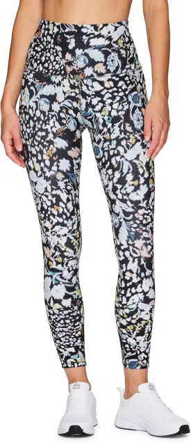 RBX Active Womens Ultra Hold 7/8 Ankle Full Length Printed Running Yoga Legging