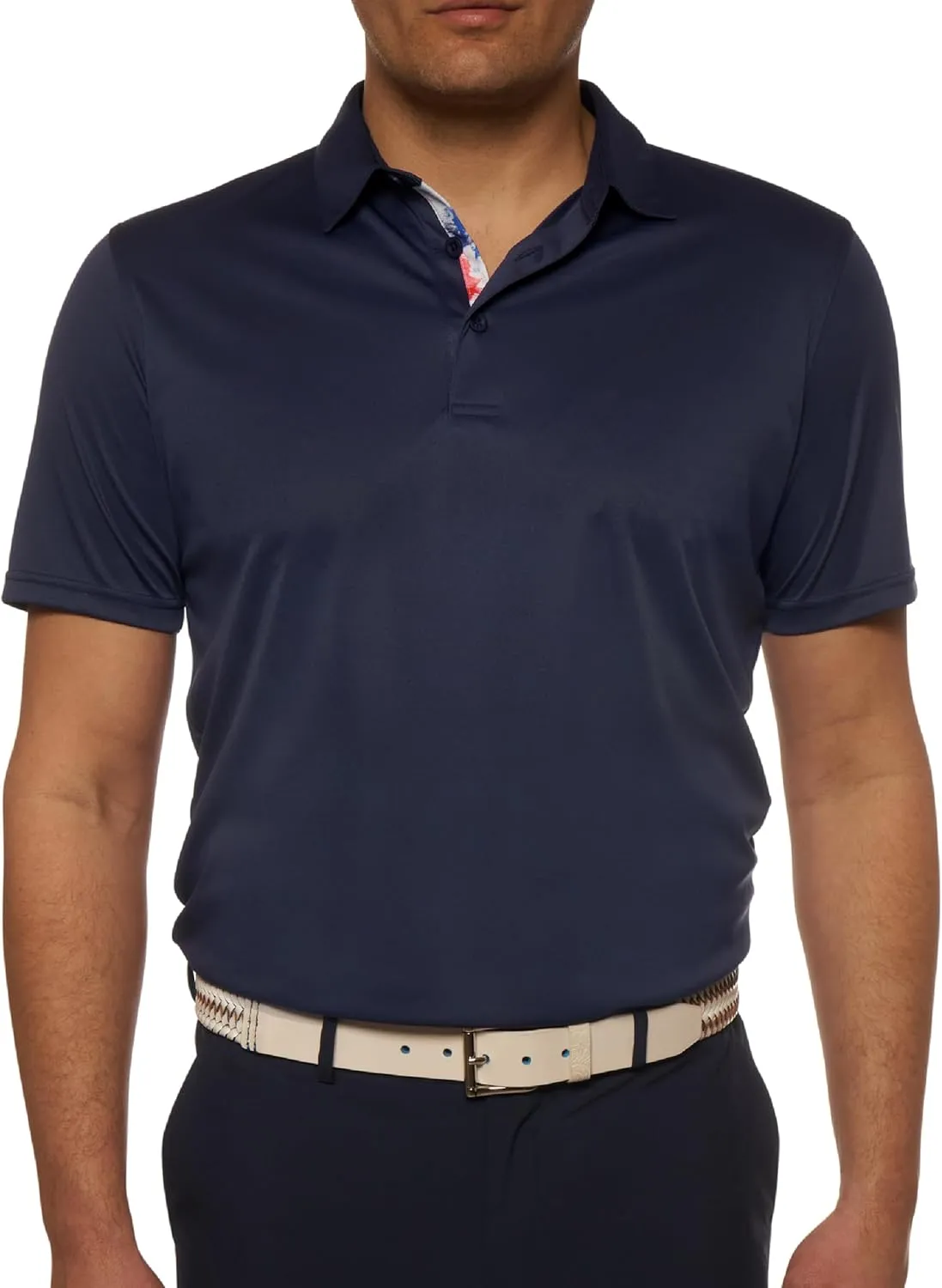 Robert Graham Men's Axelsen Polo Short Sleeve Knit Golf Shirt