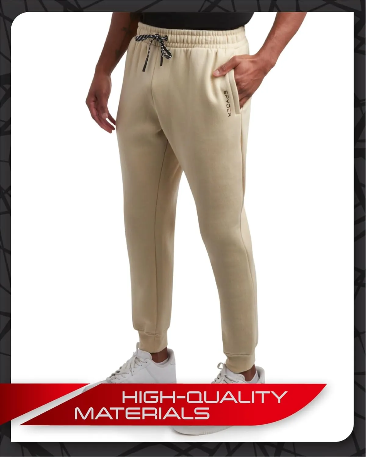 Spyder Mens Sweatpants - Athletic Performance Fleece Joggers Sweatpants for Men for Gym Workout and Running (Sizes: S-XXL)