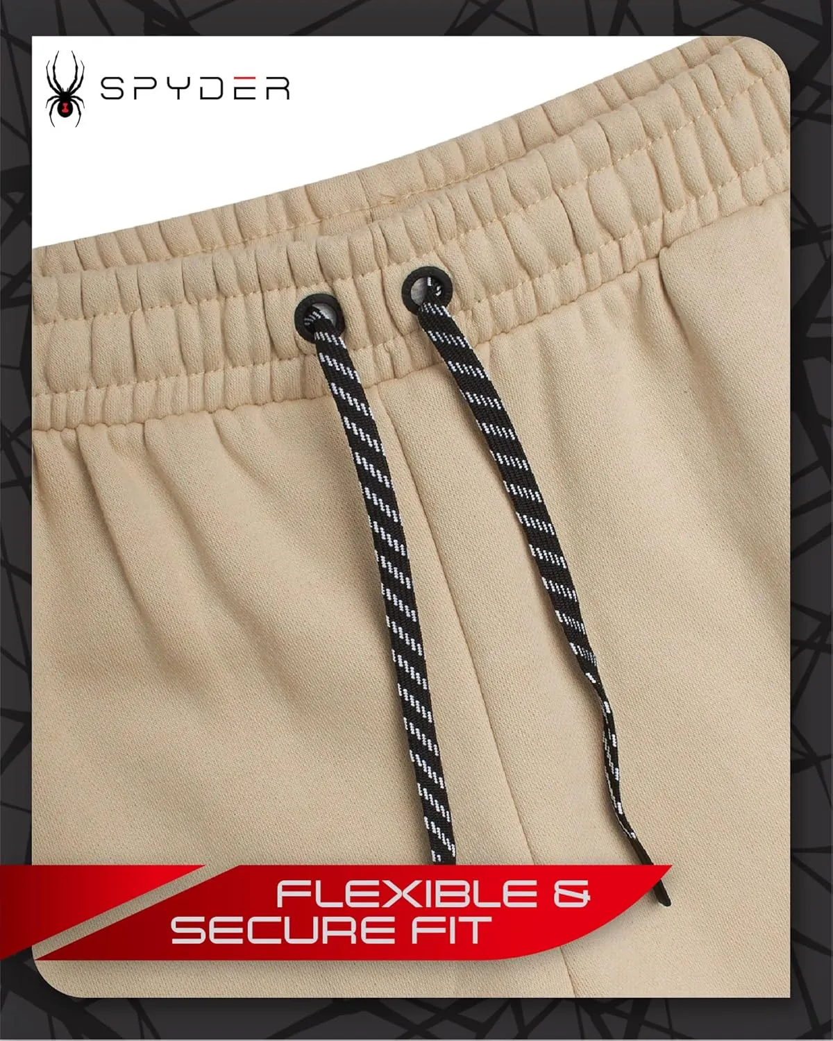 Spyder Mens Sweatpants - Athletic Performance Fleece Joggers Sweatpants for Men for Gym Workout and Running (Sizes: S-XXL)