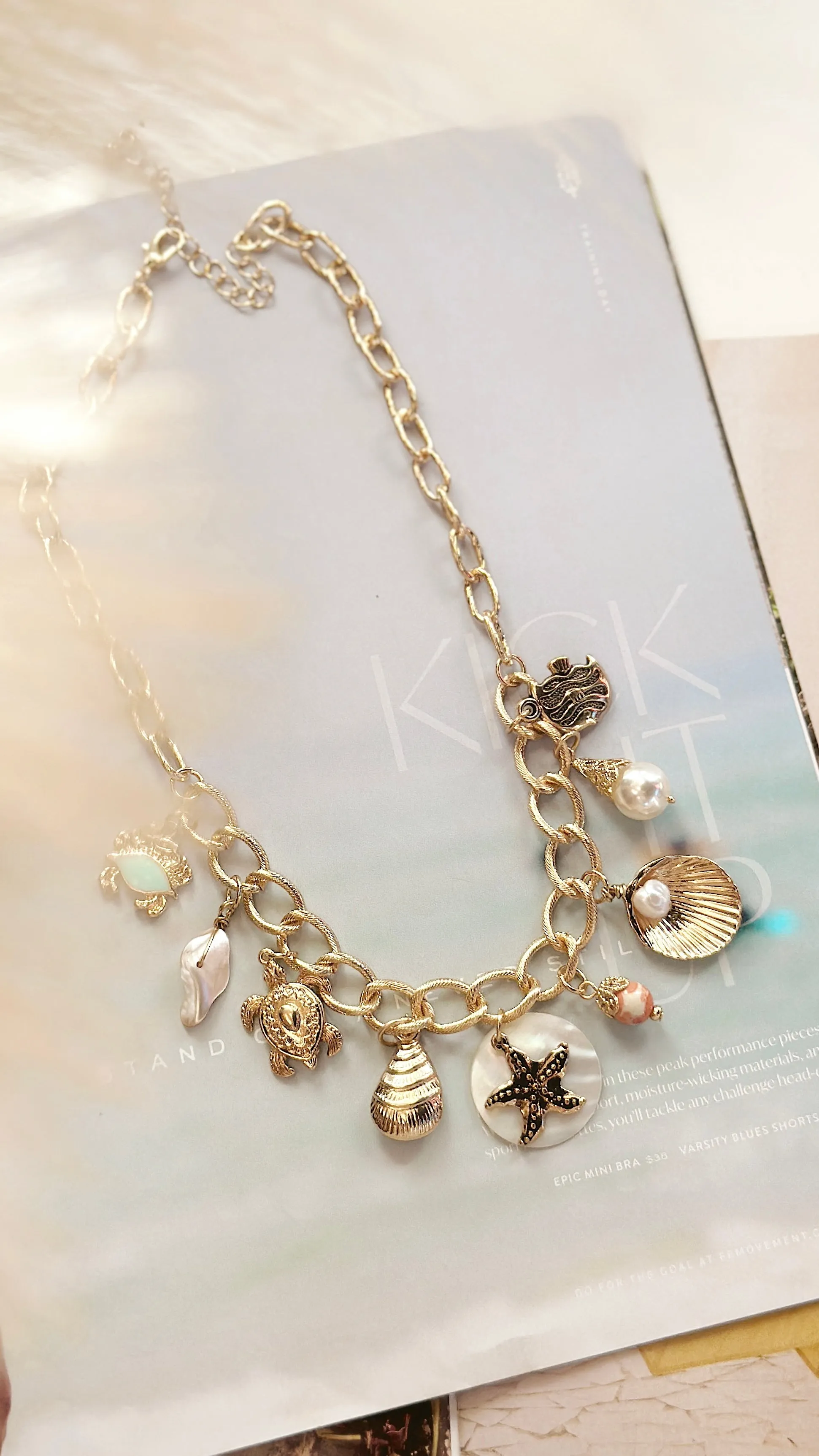 The Sea Story Charm Necklace
