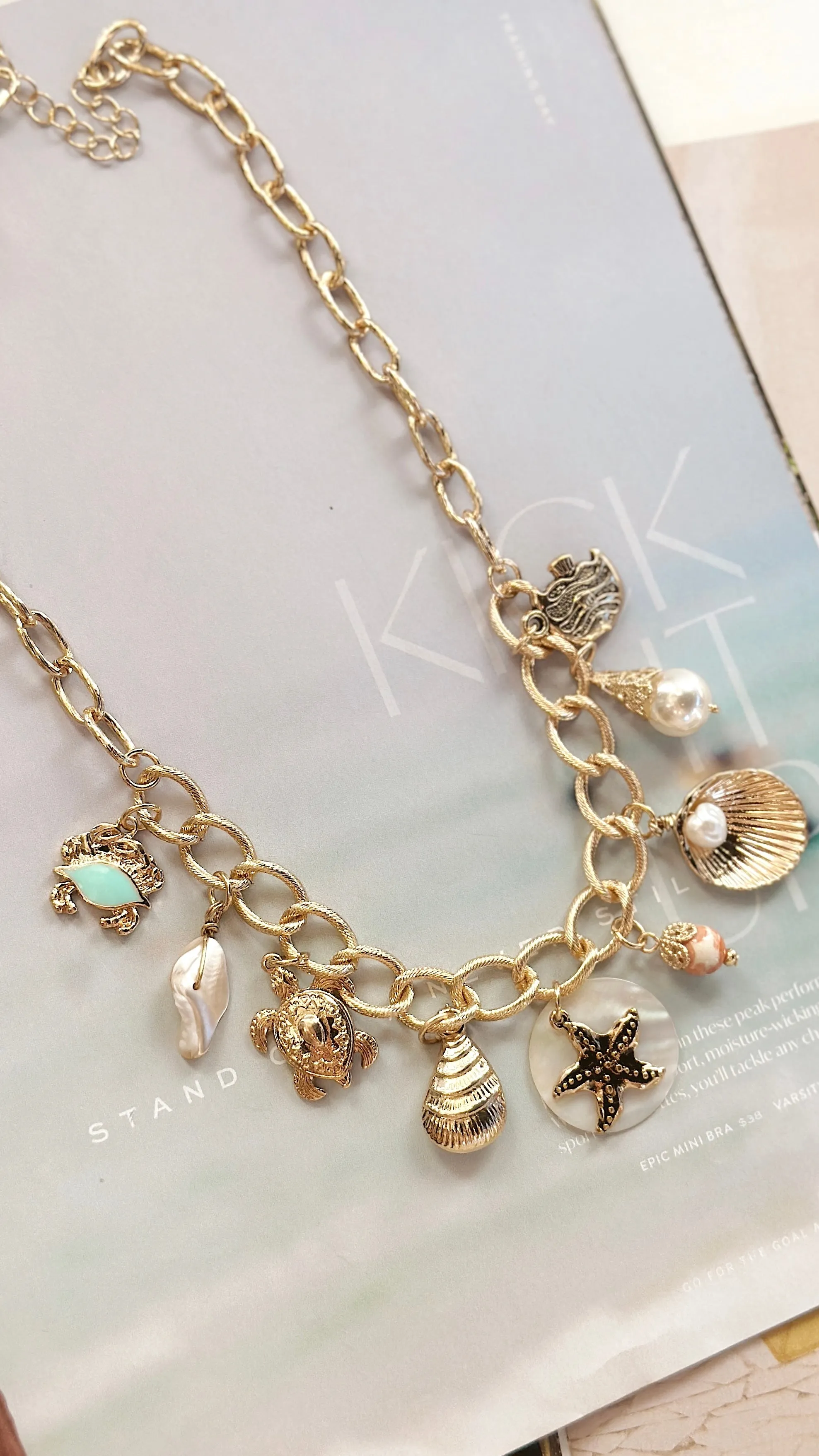 The Sea Story Charm Necklace