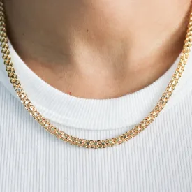 Thin Curb Double Link Chain