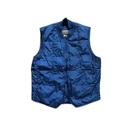 Vintage Navy Eddie Bauer Quilted Down Vest