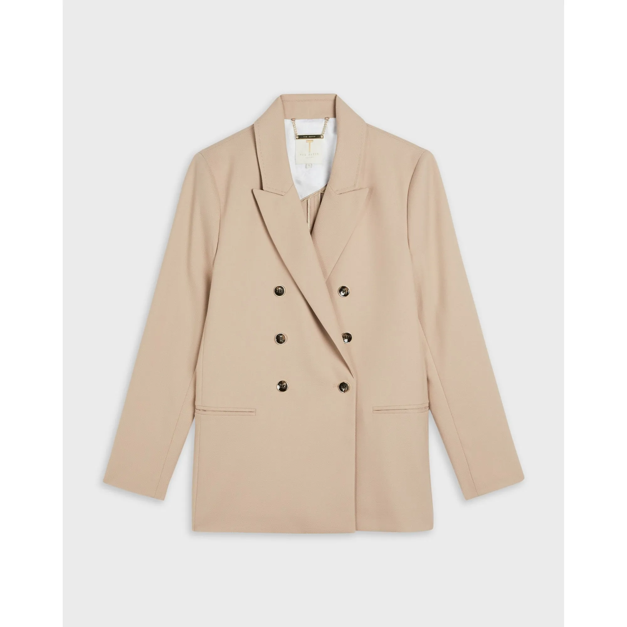 Women Wmf-Afon-Double Breasted Blazer - Natural