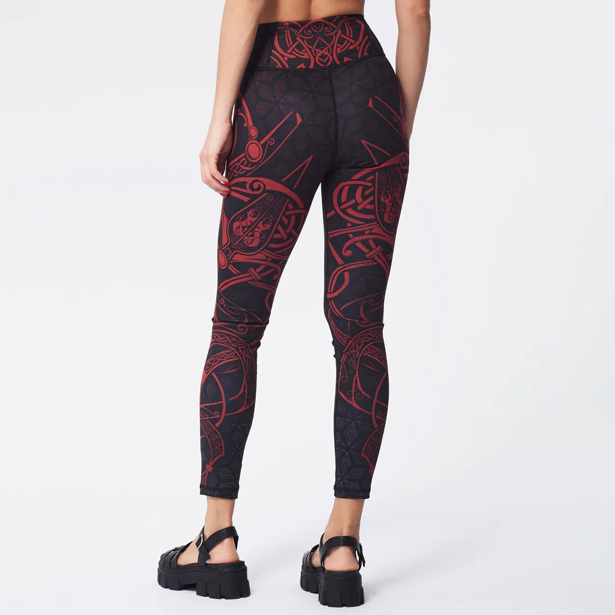 World Serpent High Waisted Leggings - Limited