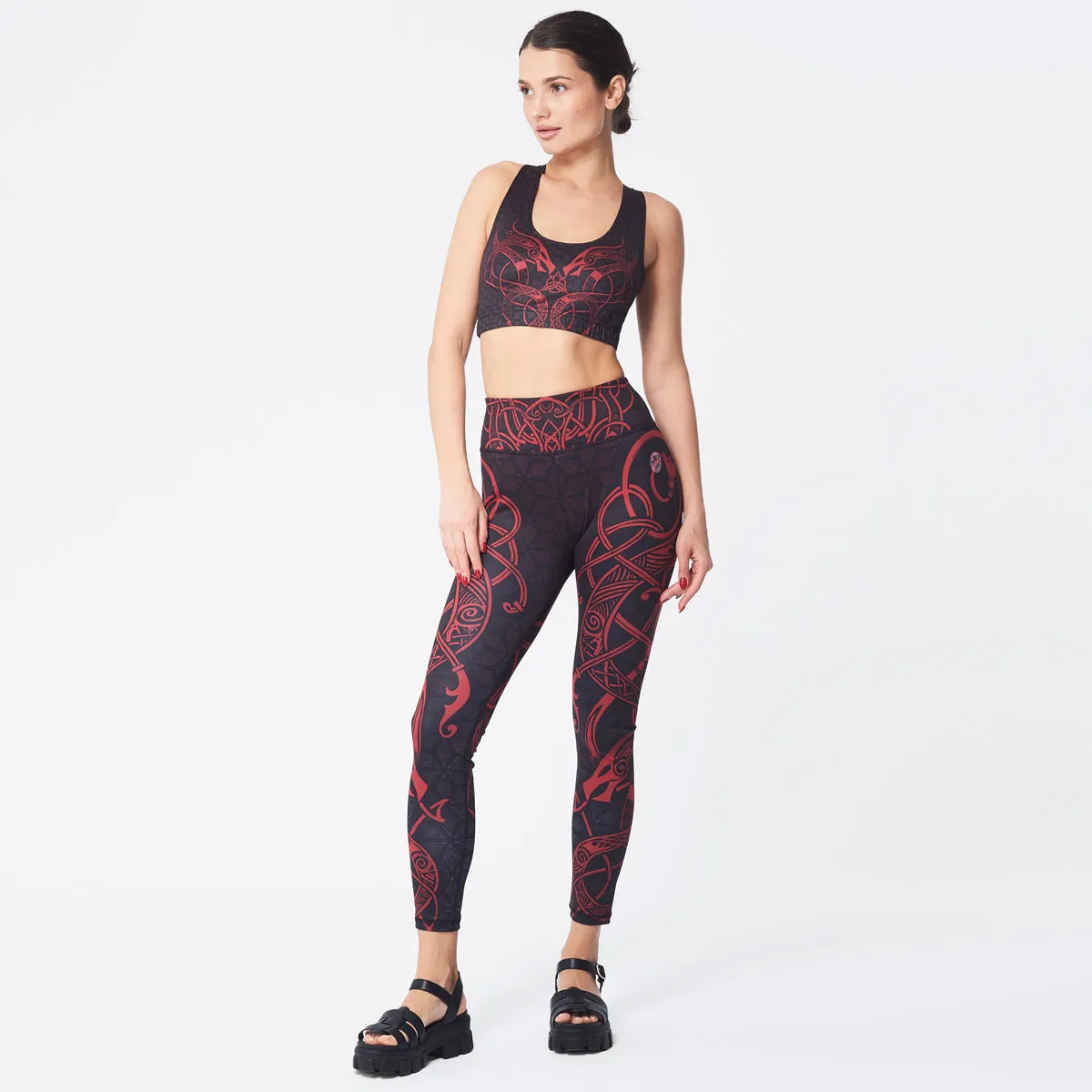 World Serpent High Waisted Leggings - Limited